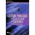 Lecture publique et culture au Québec de Marcel Lajeunesse : Chapter 1