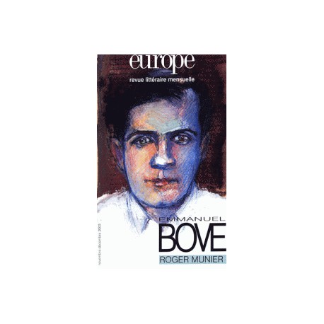 Revue Europe : Emmanuel Bove : Table of contents
