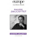 Revue Europe : Philippe Jaccottet : Chapter 1