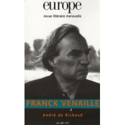 Franck Venaille : Table of contents