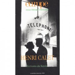 Revue littéraire Europe : Henri Calet : Table of contents