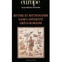 Mythe et mythologie dans l'Antiquité gréco-romaine : Table of contents