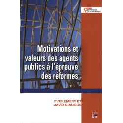 Motivations et valeurs des agents publics à l’épreuve des réformes : Chapter 5